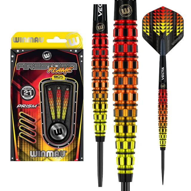 winmau-firestorm-flame-2-fl-chettes-pointe-acier image 1