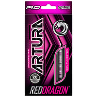 red-dragon-artura-shocking-pink-soft-tip-fl-chettes-pointe-souple-teardrop image 3