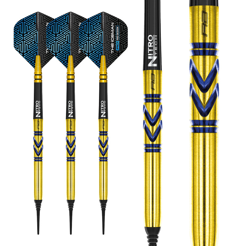 red-dragon-darts-gerwyn-price-avalanche-gold-fl-chettes-pointe-souple image 6