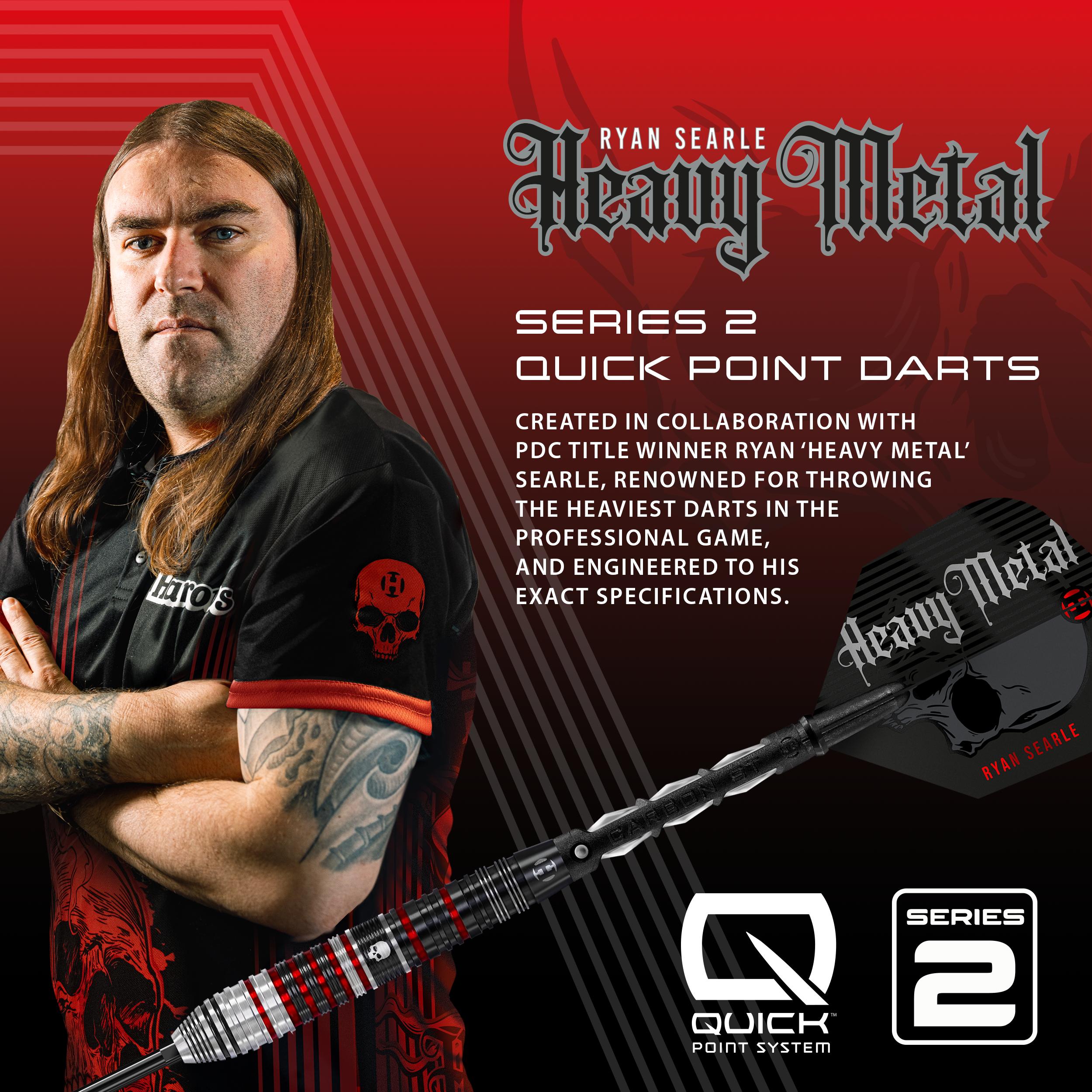 harrows-ryan-searle-series-2-fl-chettes-pointe-acier-90-tungst-ne-quick-point image 5