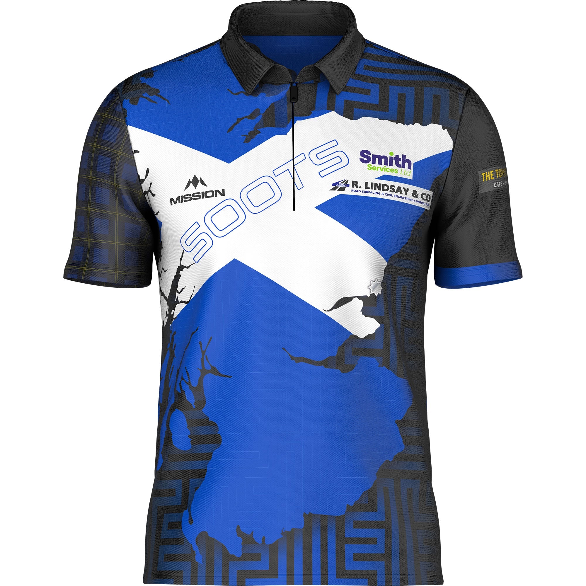 mission-darts-alan-soutar-soots-tartan-chemise-de-fl-chettes-joueur image 2
