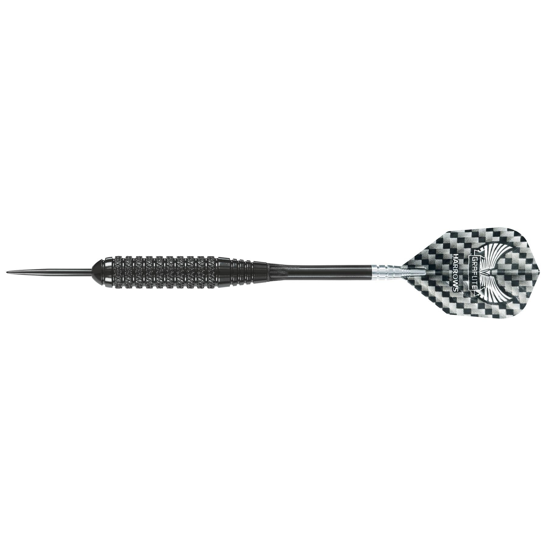 harrows-black-arrow-fl-chettes-pointe-acier-23g-laiton-noir image 6