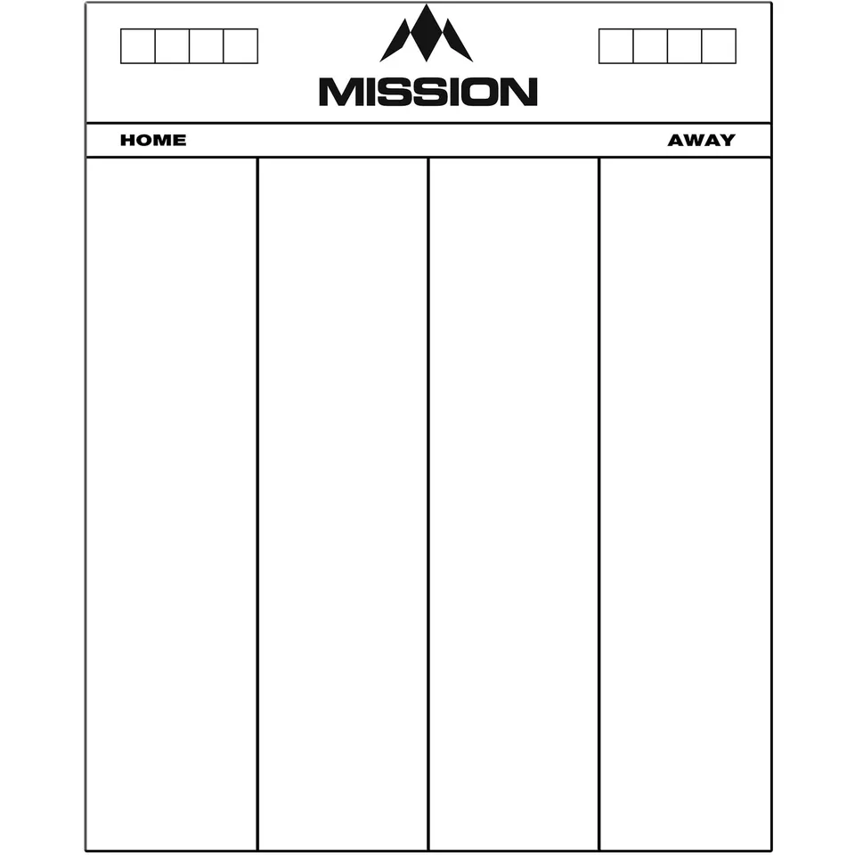 mission-darts-marker-board-501-tableau-de-score-effa-able-blanc image 1