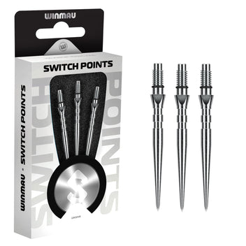 winmau-switch-points-grooved-silver-pointes-interchangeables image 2