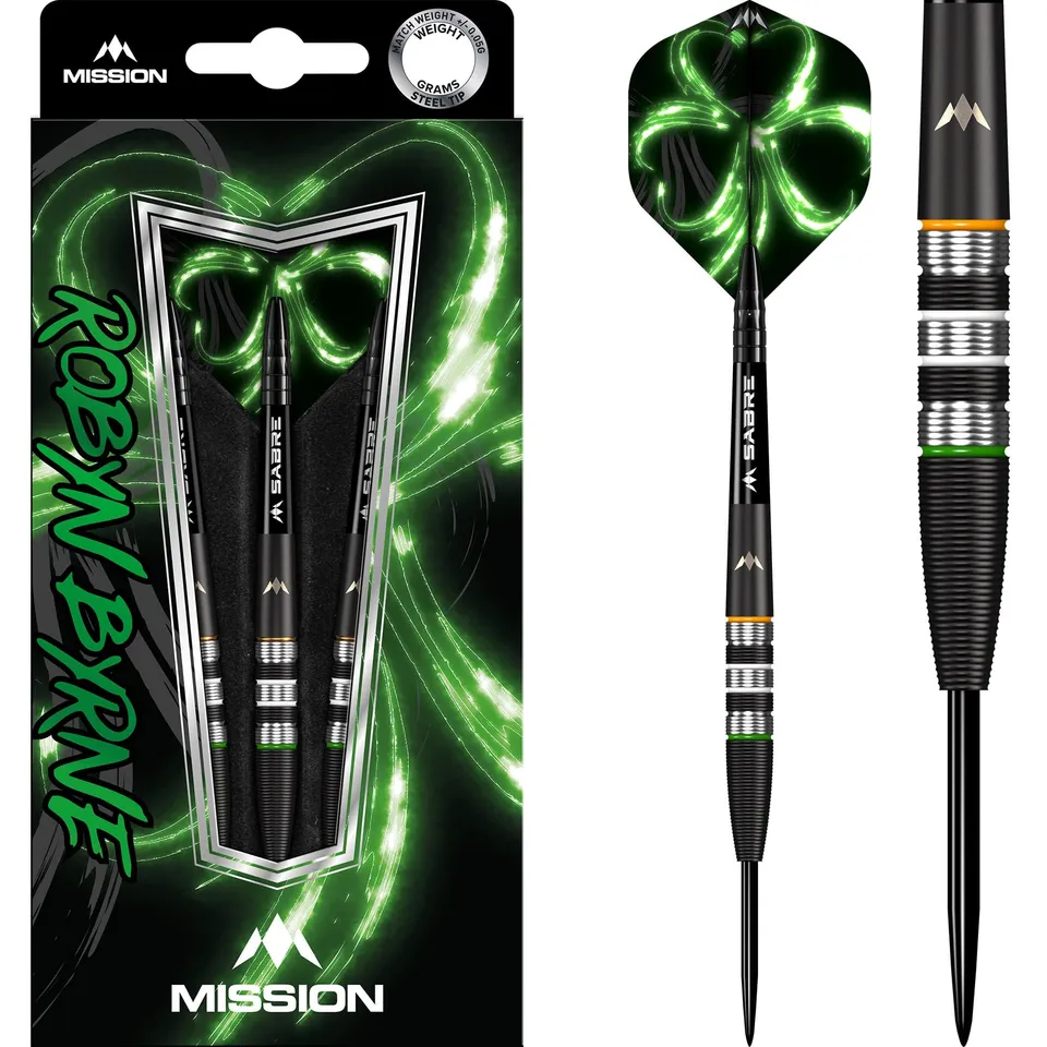 mission-darts-robyn-byrne-black-titanium-fl-chettes-steel-tip-90-tungst-ne image 1