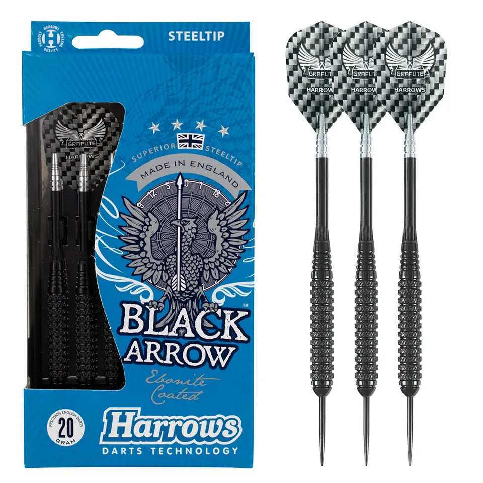 harrows-black-arrow-20g-fl-chettes-pointe-acier image 1