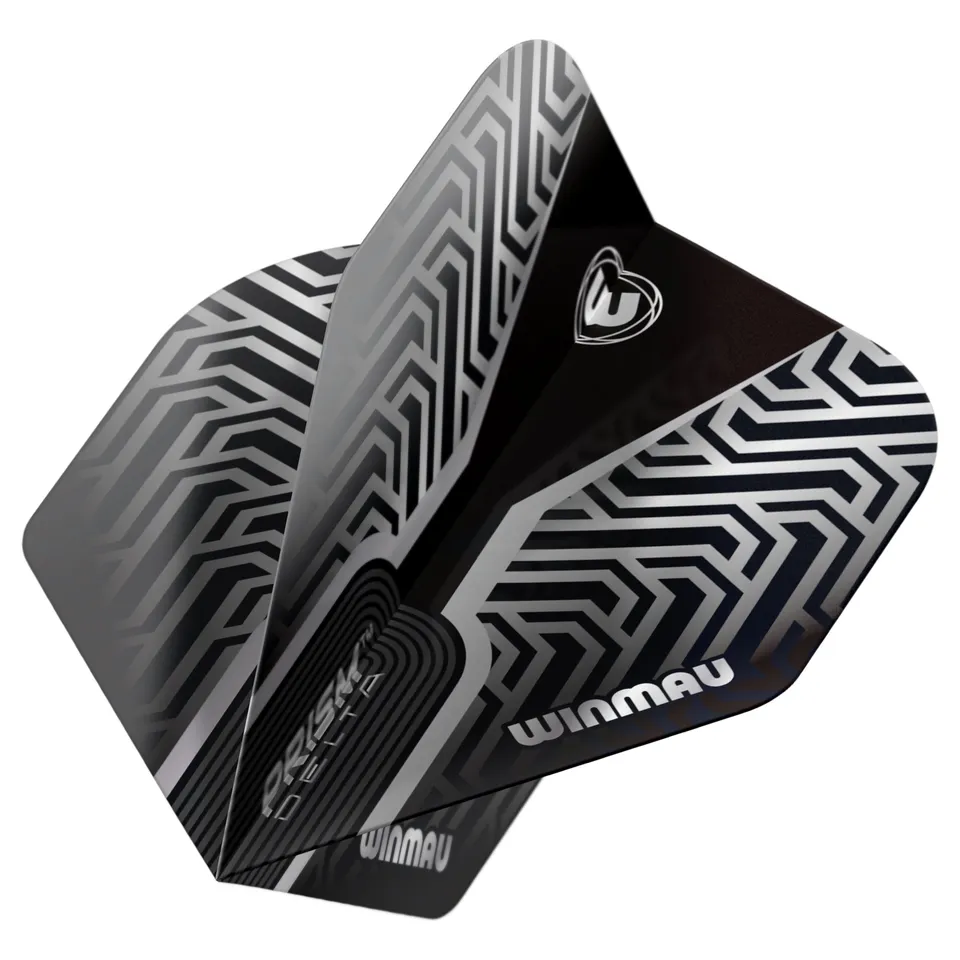 winmau-prism-delta-silver-premium-standard-ailettes image 1