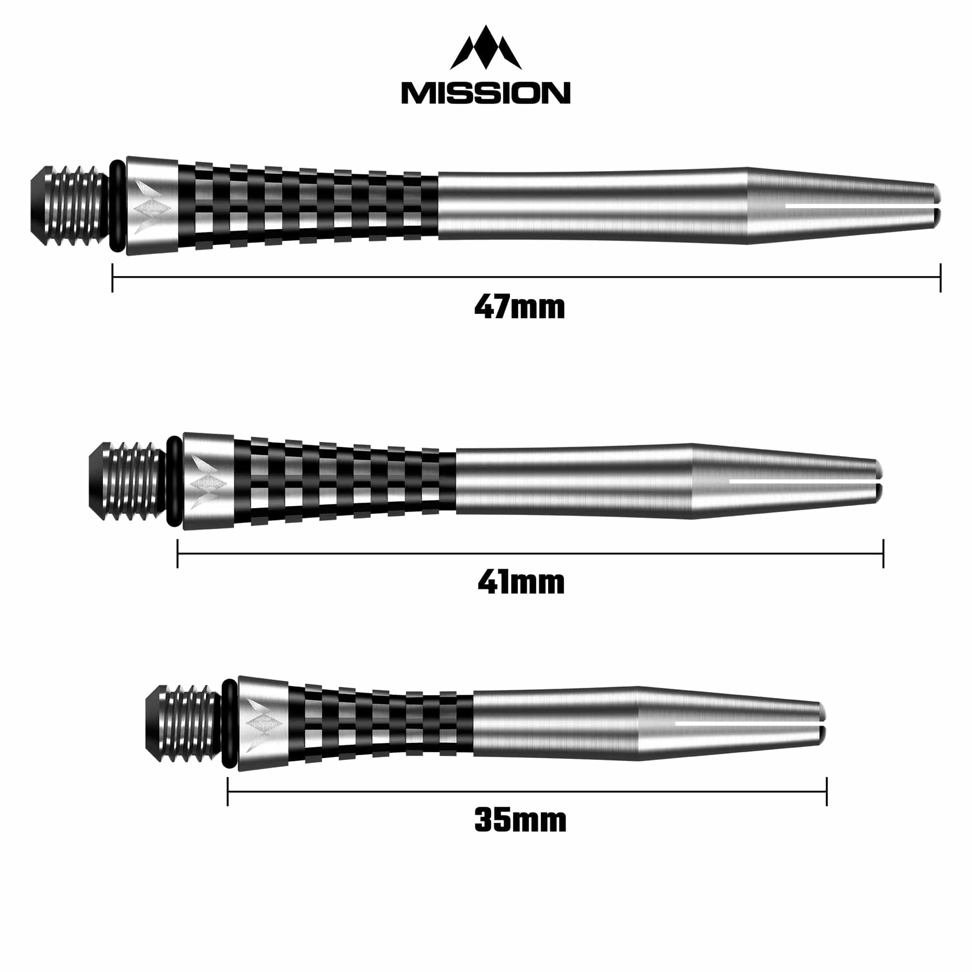 mission-darts-atom13-tiges-aluminium-noir-short image 6