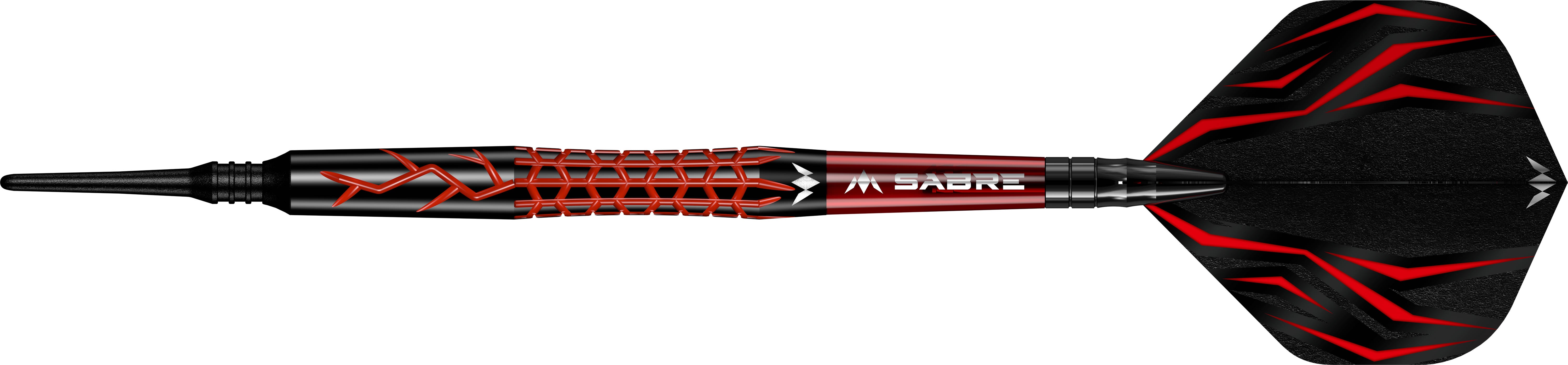 mission-darts-lava-soft-tip-95-tungst-ne-20g-noir-rouge-electro image 2