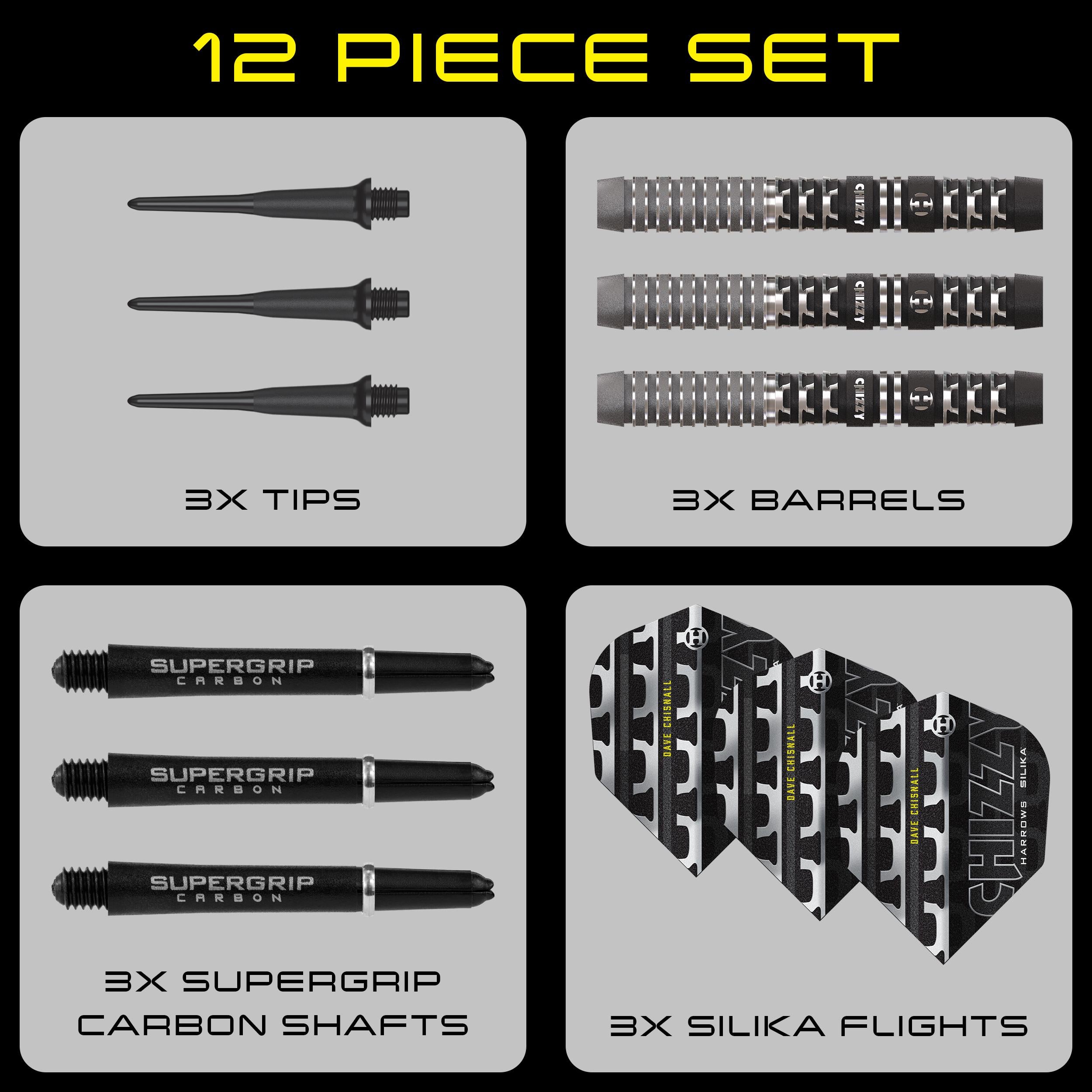 harrows-chizzy-90-series-4-fl-chettes-pointe-souple-dave-chisnall image 5