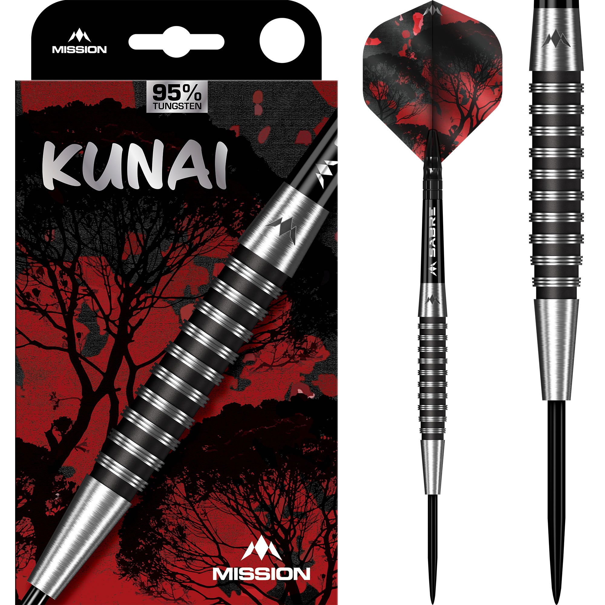 mission-darts-kunai-fl-chettes-steel-tip-95-tungst-ne-black-pvd image 1