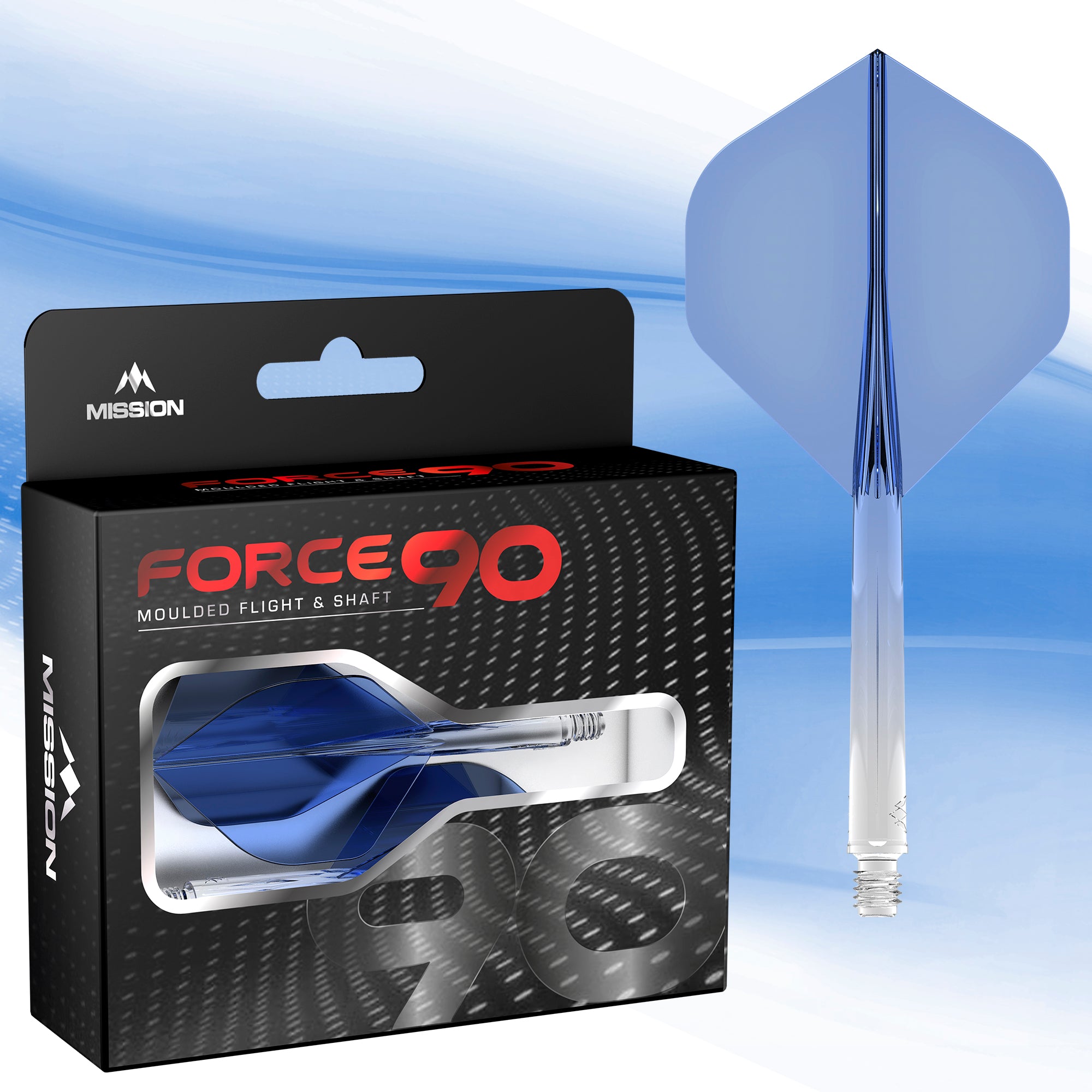 mission-darts-force-90-gradient-syst-me-vol-tige-moul-standard-no2-bleu image 3