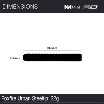 winmau-foxfire-urban-fl-chettes-profil-parall-le-grip-anneaux image 7