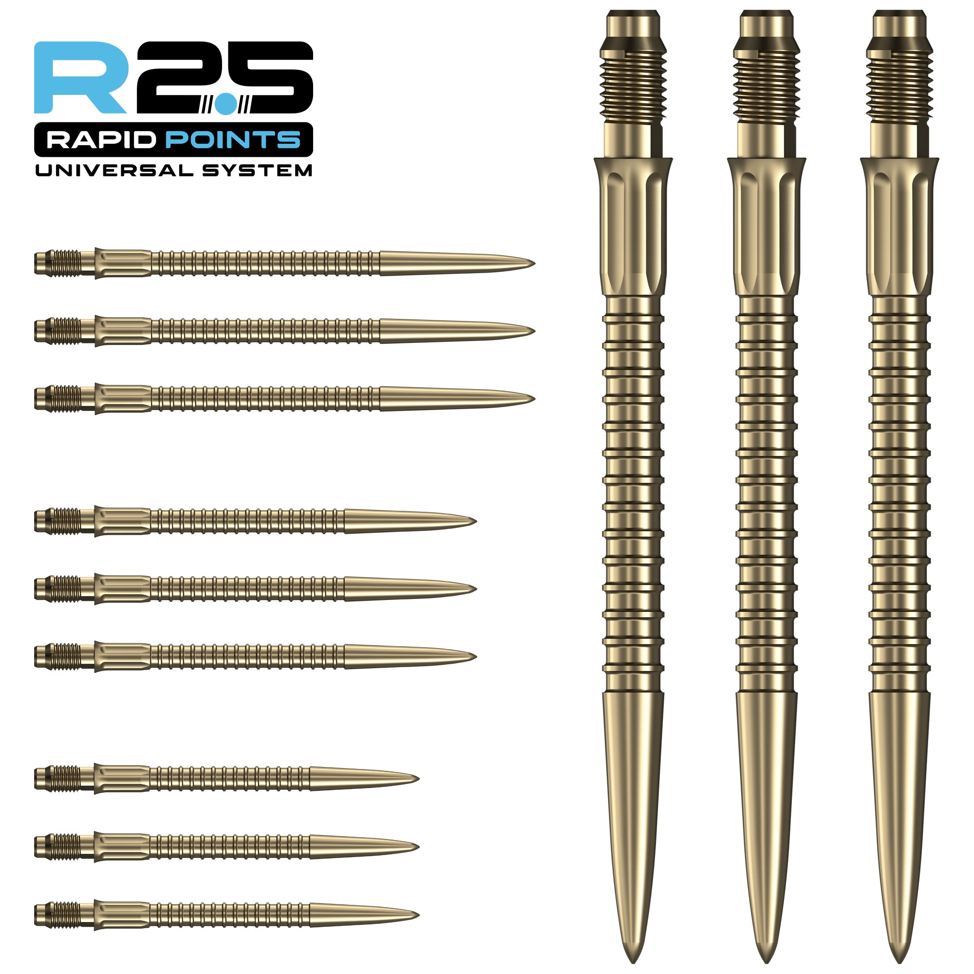 mission-r2-5-rapid-pointes-steel-tip-gv1-argent-30mm image 3