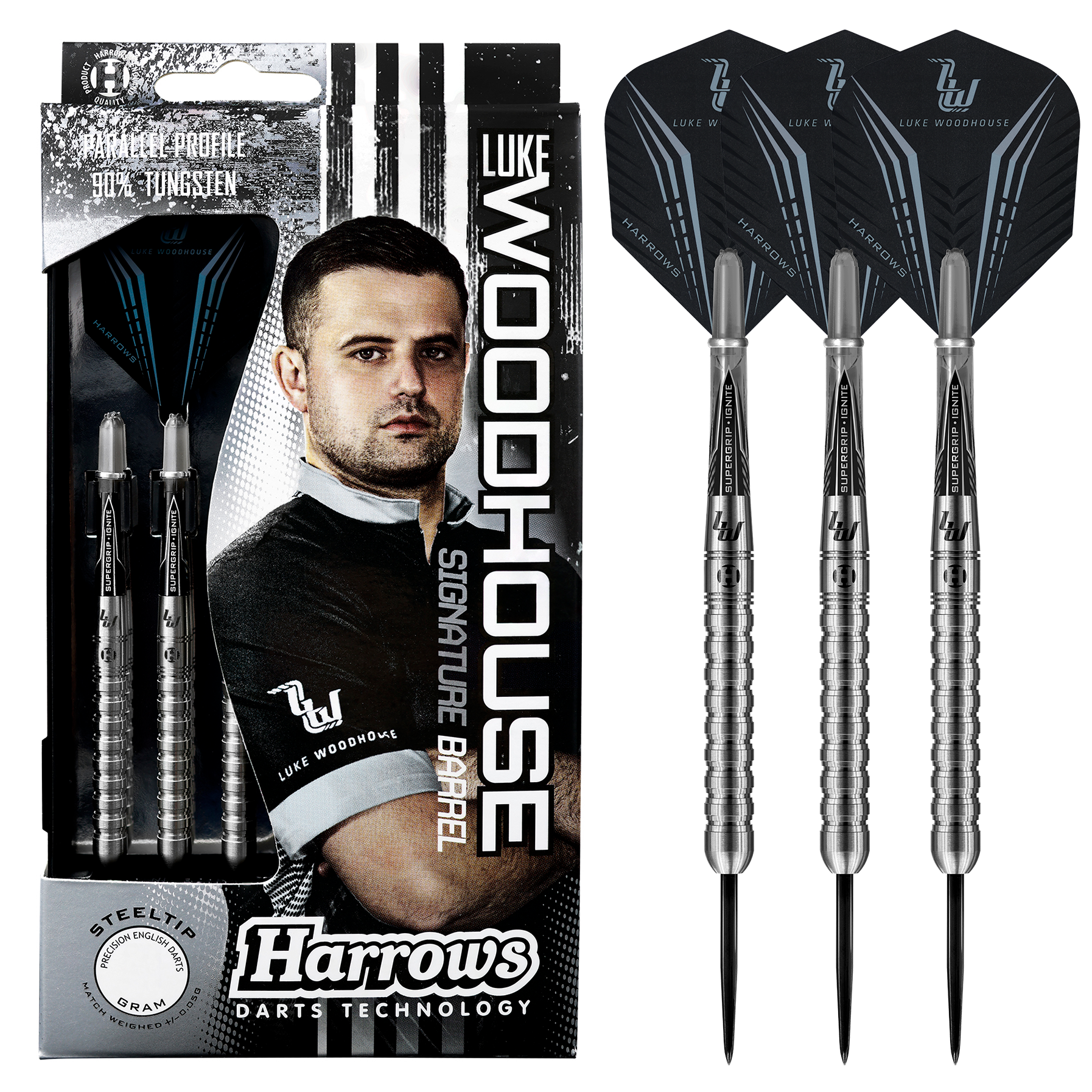 harrows-luke-woodhouse-90-fl-chettes-pointe-acier image 1