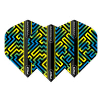 red-dragon-darts-hardcore-xt-blue-yellow-standard-ailettes image 2