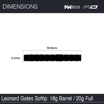 winmau-leonard-gates-player-edition-fl-chettes-soft-tip image 7