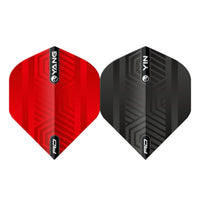 red-dragon-darts-yin-yang-rouge-et-noir-standard image 2