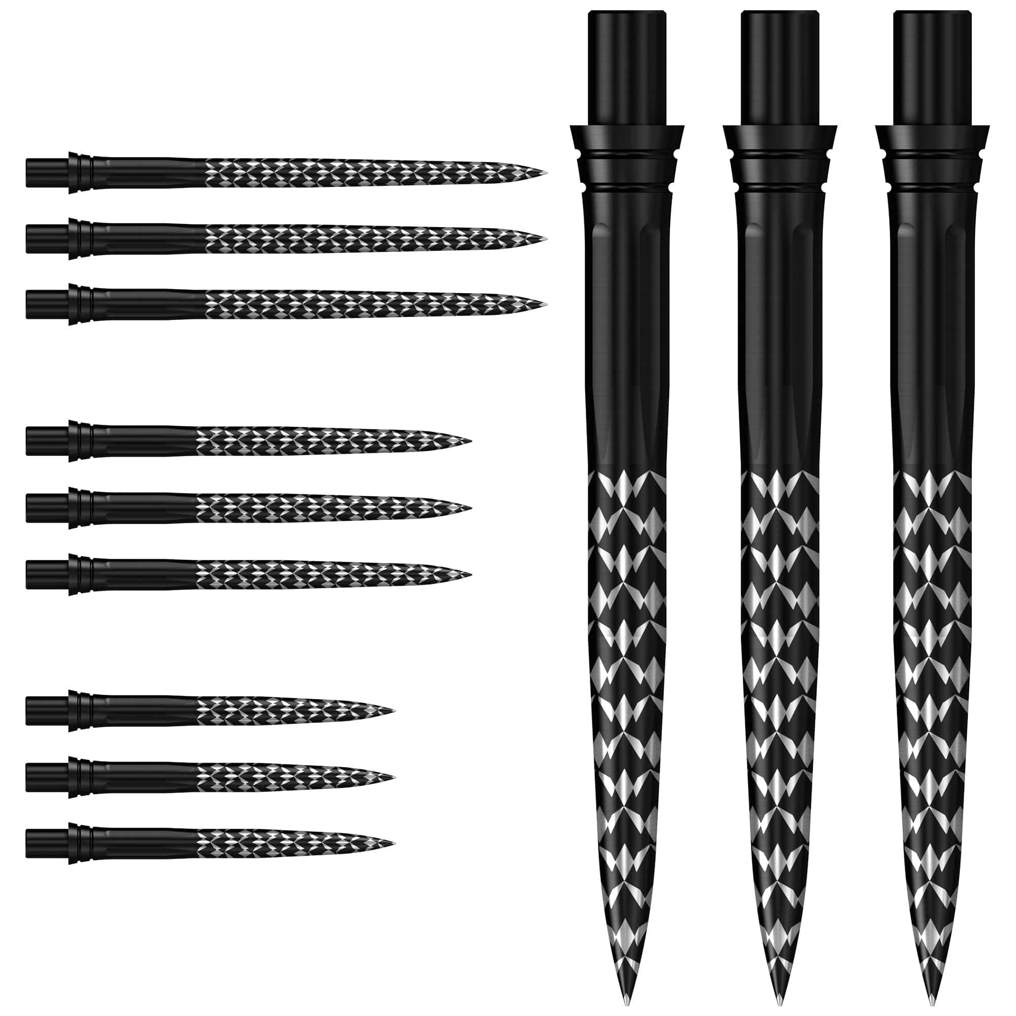mission-darts-x-caliburn-evo-pointes-logo-26-mm-noir image 1
