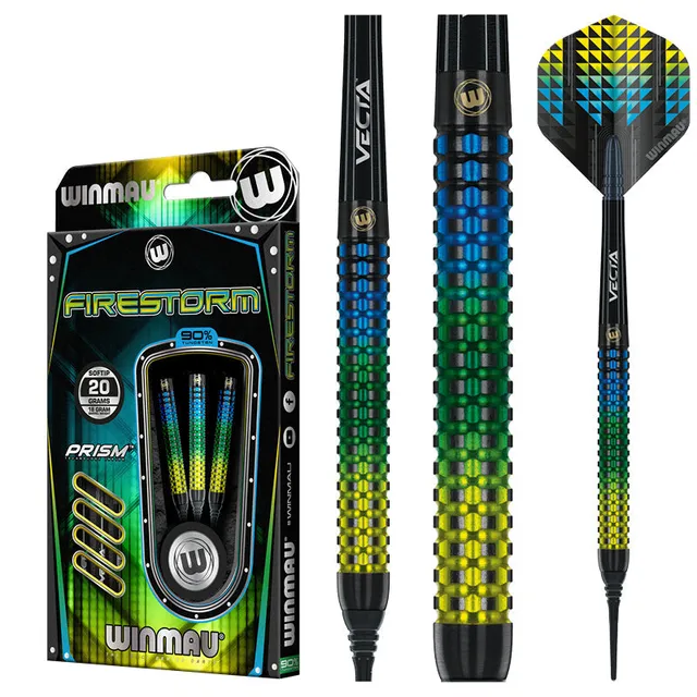 winmau-firestorm-soft-tip-fl-chettes-pointe-souple-comp-tition image 1