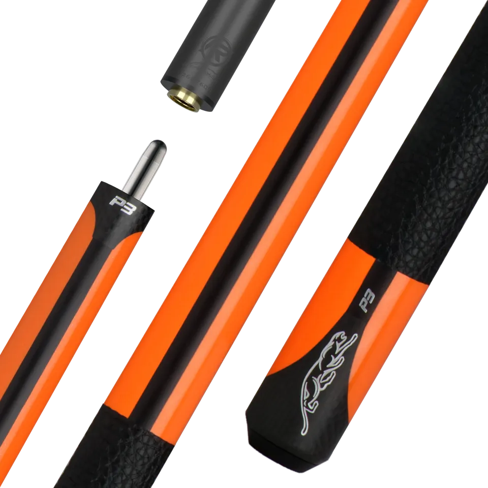 predator-p3-flare-orange-queue-de-billard-wrap-leather-luxe image 1