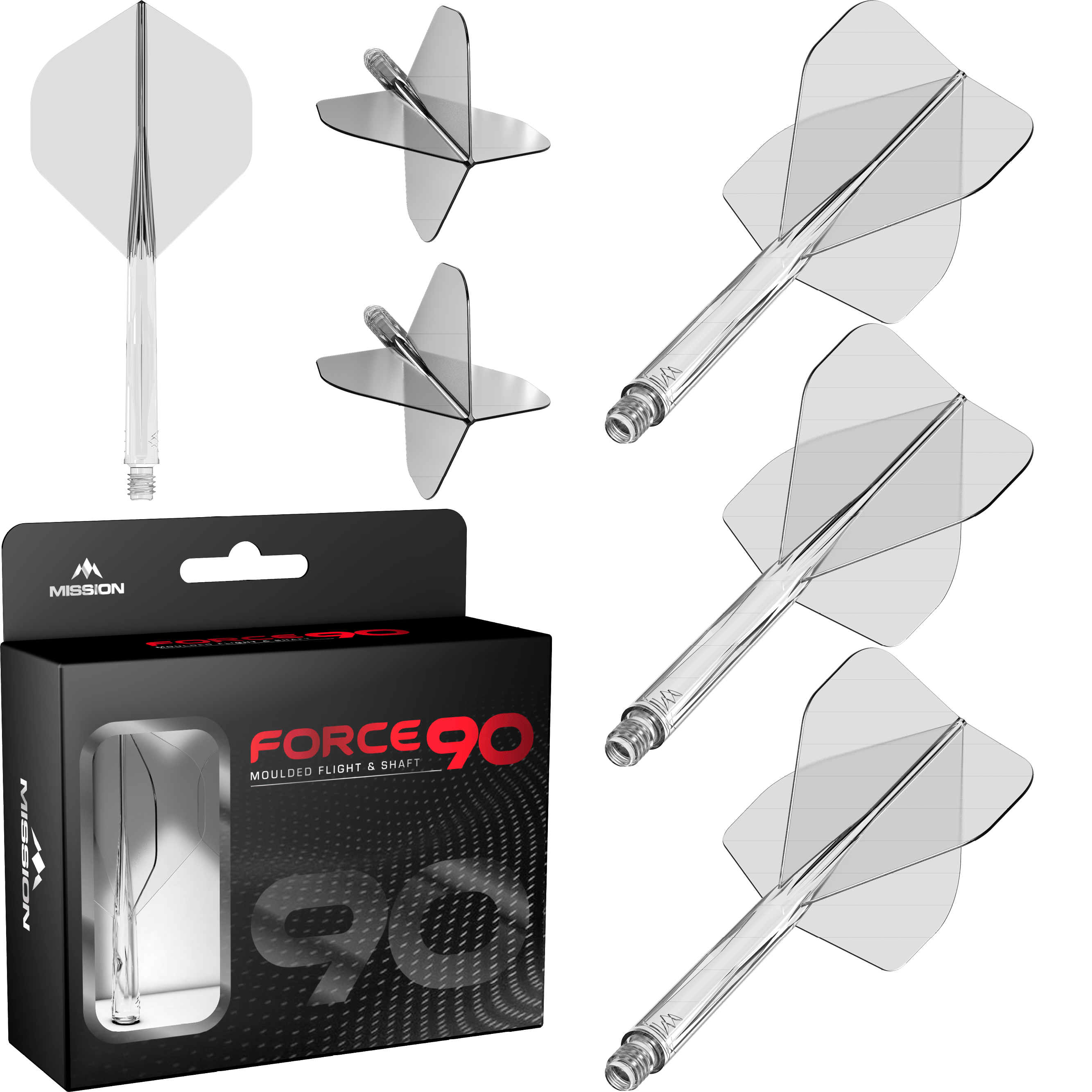 mission-darts-force-90-syst-me-vol-tige-moul-standard-no2-transparent image 3