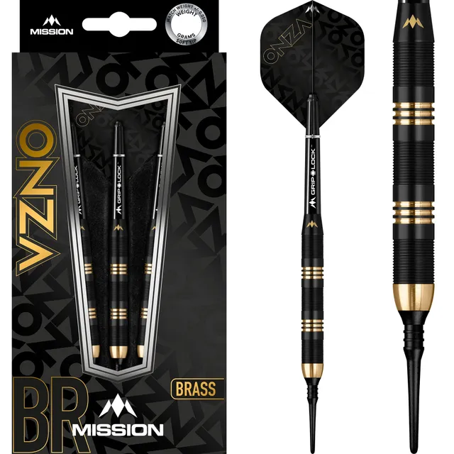 mission-darts-onza-m1-soft-tip-laiton-19g-noir-et-or image 1