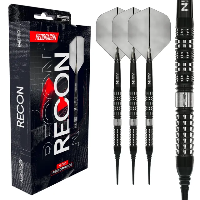 red-dragon-darts-recon-fl-chettes-pointe-souple-parall-le-90-tungst-ne image 1