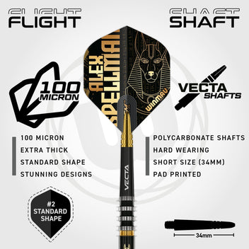 winmau-alex-spellman-signature-series-1-fl-chettes-90-tungst-ne image 3