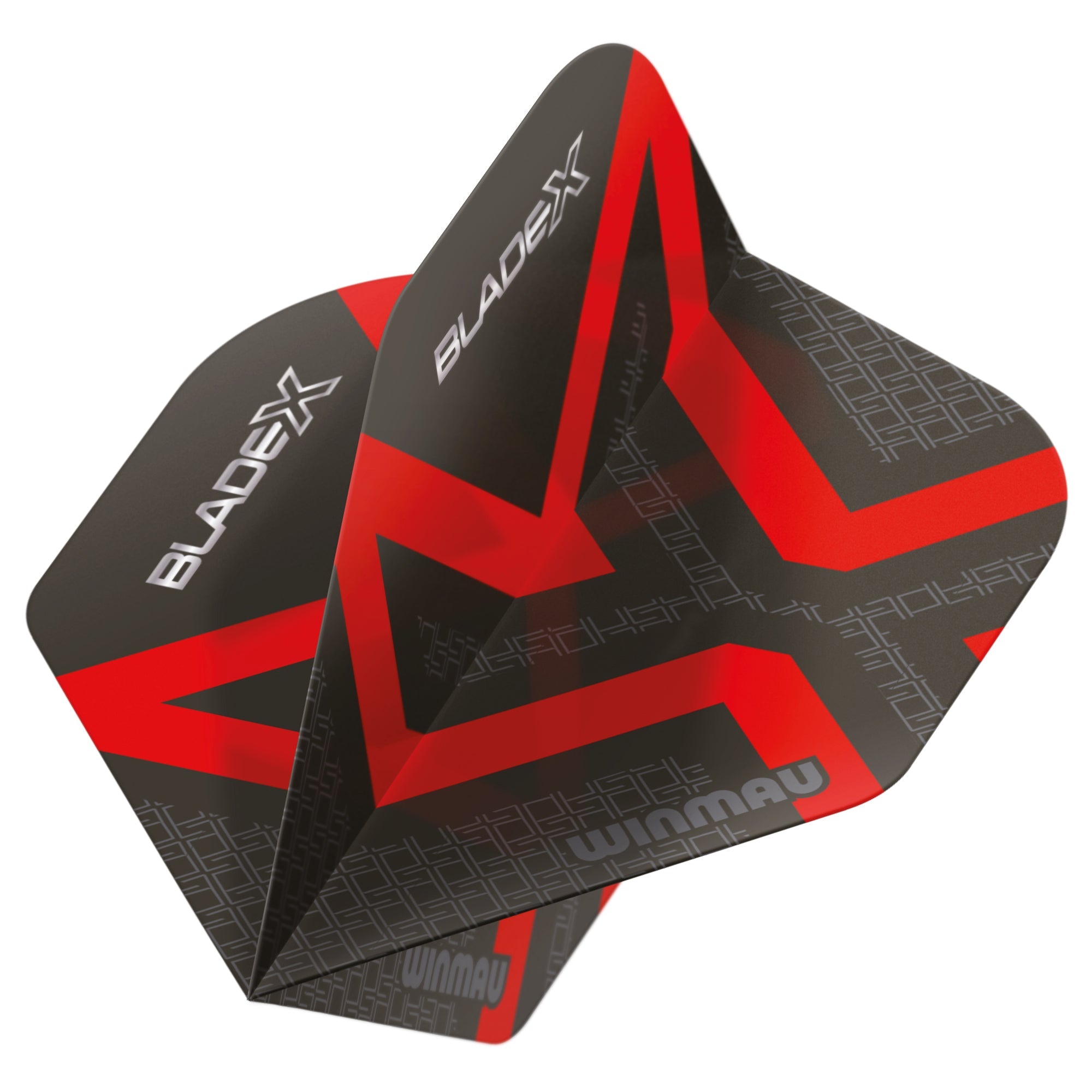 winmau-blade-x-prism-delta-ailettes-standard-noir-rouge-m-tallique image 3