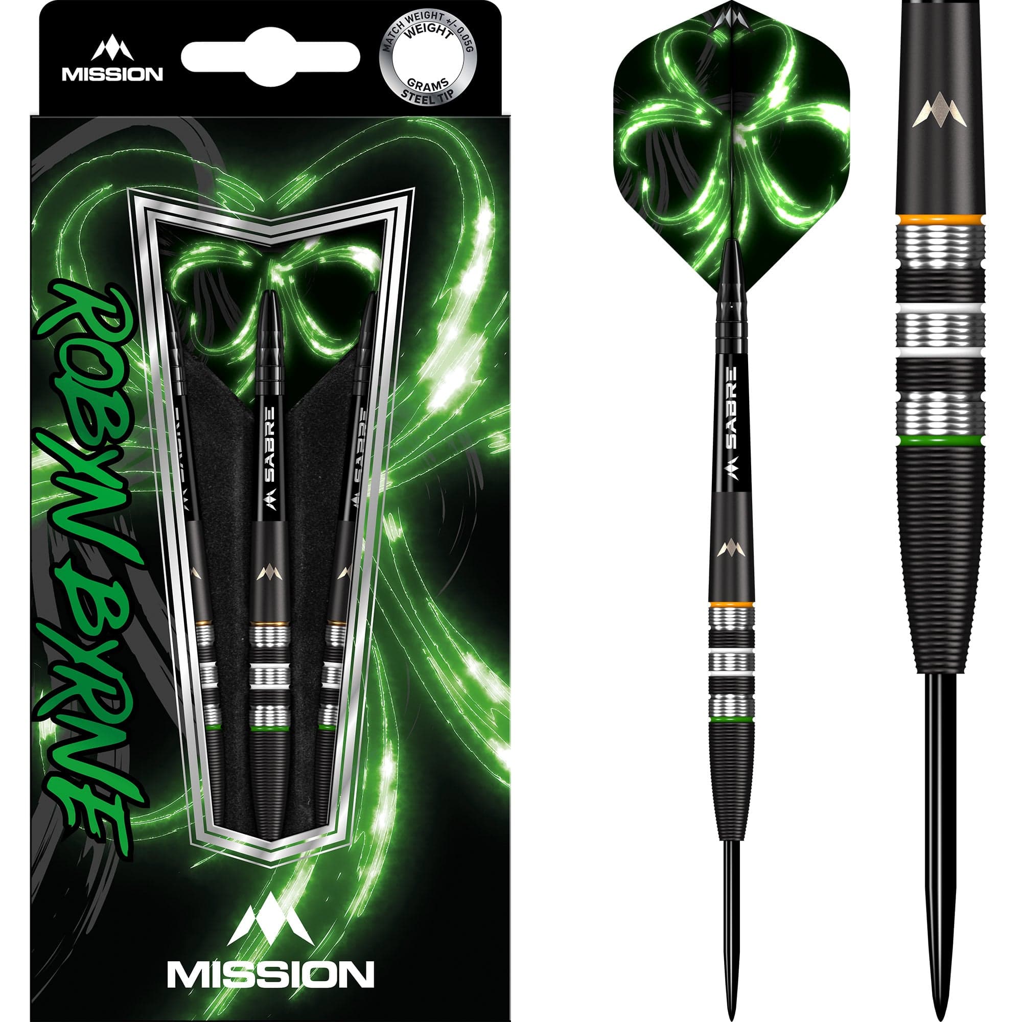 mission-darts-robyn-byrne-black-titanium-fl-chettes-steel-tip-90-tungst-ne image 1
