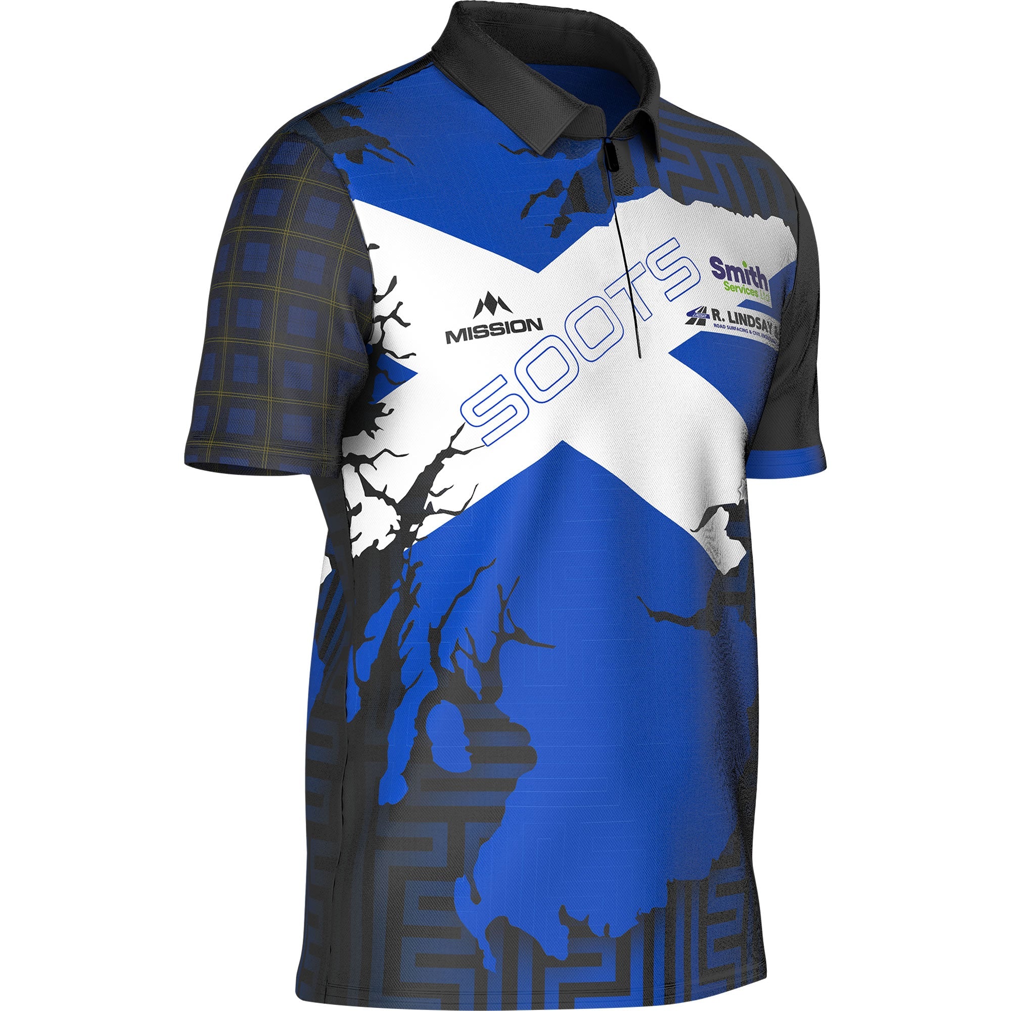mission-darts-alan-soutar-soots-tartan-chemise-de-fl-chettes-joueur image 5