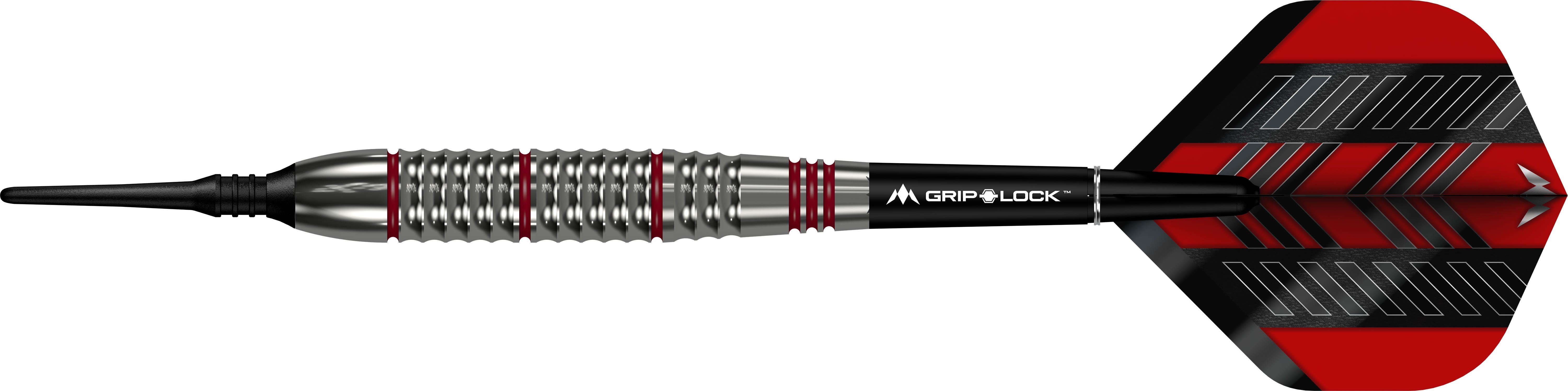 mission-darts-rogue-fl-chettes-soft-tip-laiton-18g-argent-et-rouge image 2