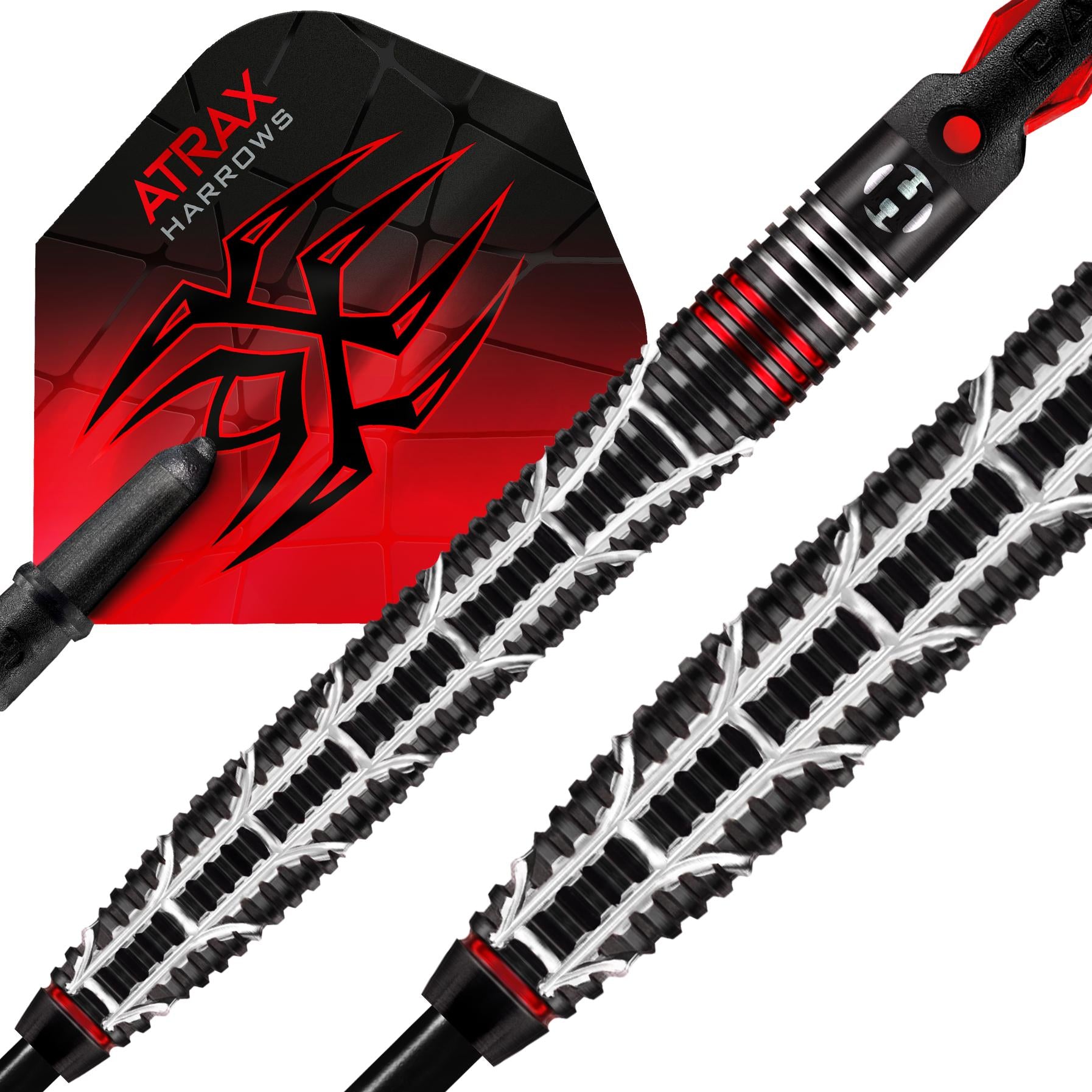 harrows-atrax-95-fl-chettes-acier-steeltip image 3