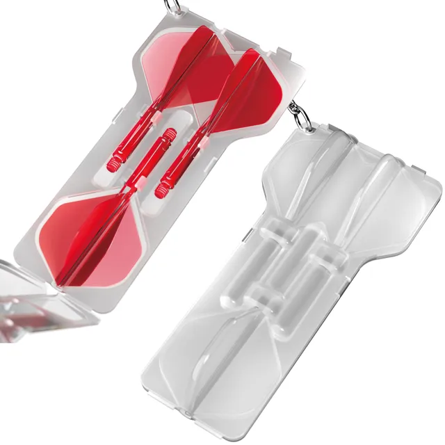 mission-darts-force-90-tui-rigide-moul-blanc-transparent image 1