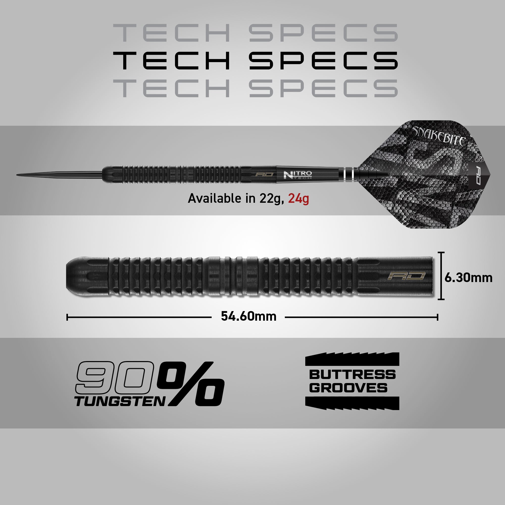 red-dragon-darts-peter-wright-black-mamba-fl-chettes-tungst-ne-90 image 8
