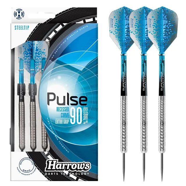 harrows-pulse-90-fl-chettes-pointe-acier-steel-tip image 1