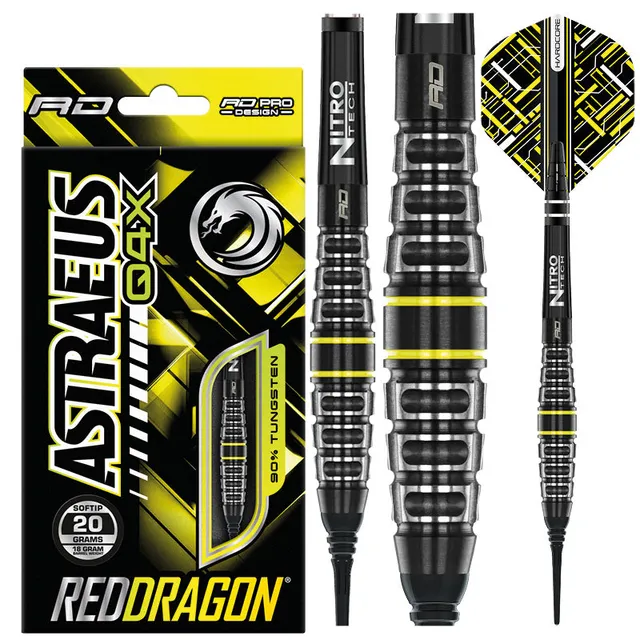 red-dragon-darts-astraeus-q4x-torpedo-soft-tip-fl-chettes-pointe-souple image 1