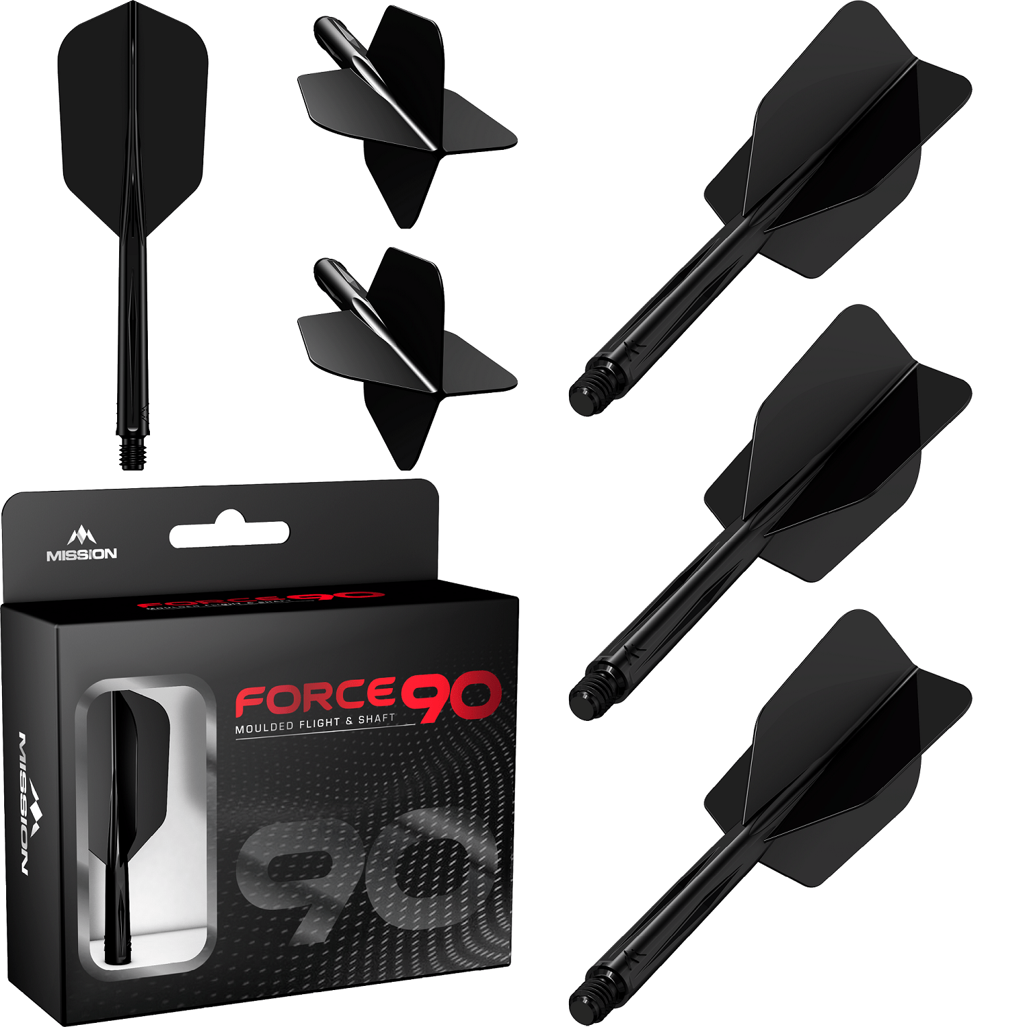 mission-darts-force-90-syst-me-ailette-et-tige-moul-e-black-slim-medium image 4