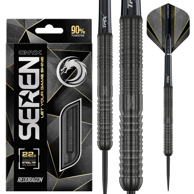 red-dragon-darts-seren-1-onyx-fl-chettes-acier-black image 1