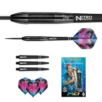 red-dragon-darts-peter-wright-snakebite-3-noir-fl-chettes-pointe-acier image 5