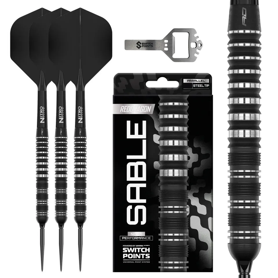 red-dragon-darts-sable-01-90-fl-chettes-steel-tip-parall-le-switch-point image 1