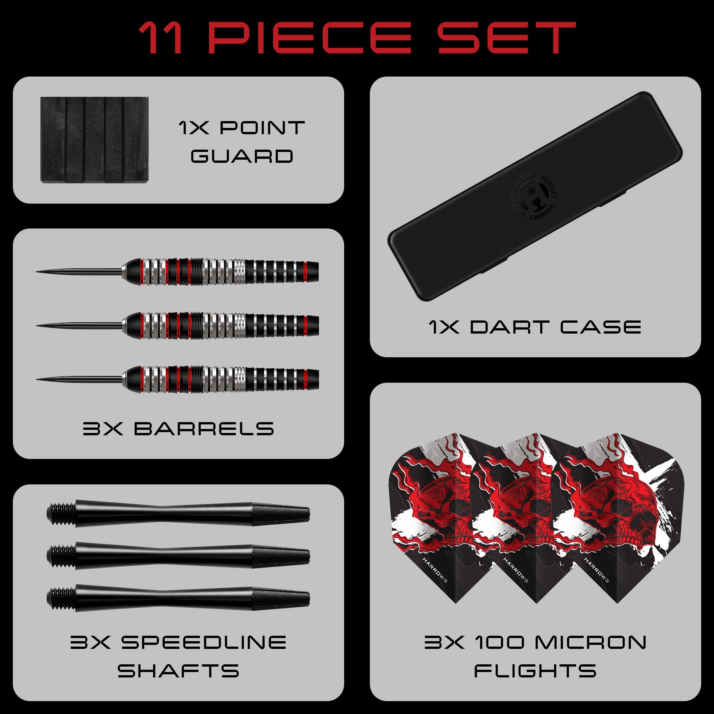 harrows-heavy-metal-ryan-searle-fl-chettes-pointe-acier-inoxydable image 4