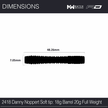 winmau-danny-noppert-signature-edition-2-0-soft-tip-fl-chettes-pointe-souple image 7