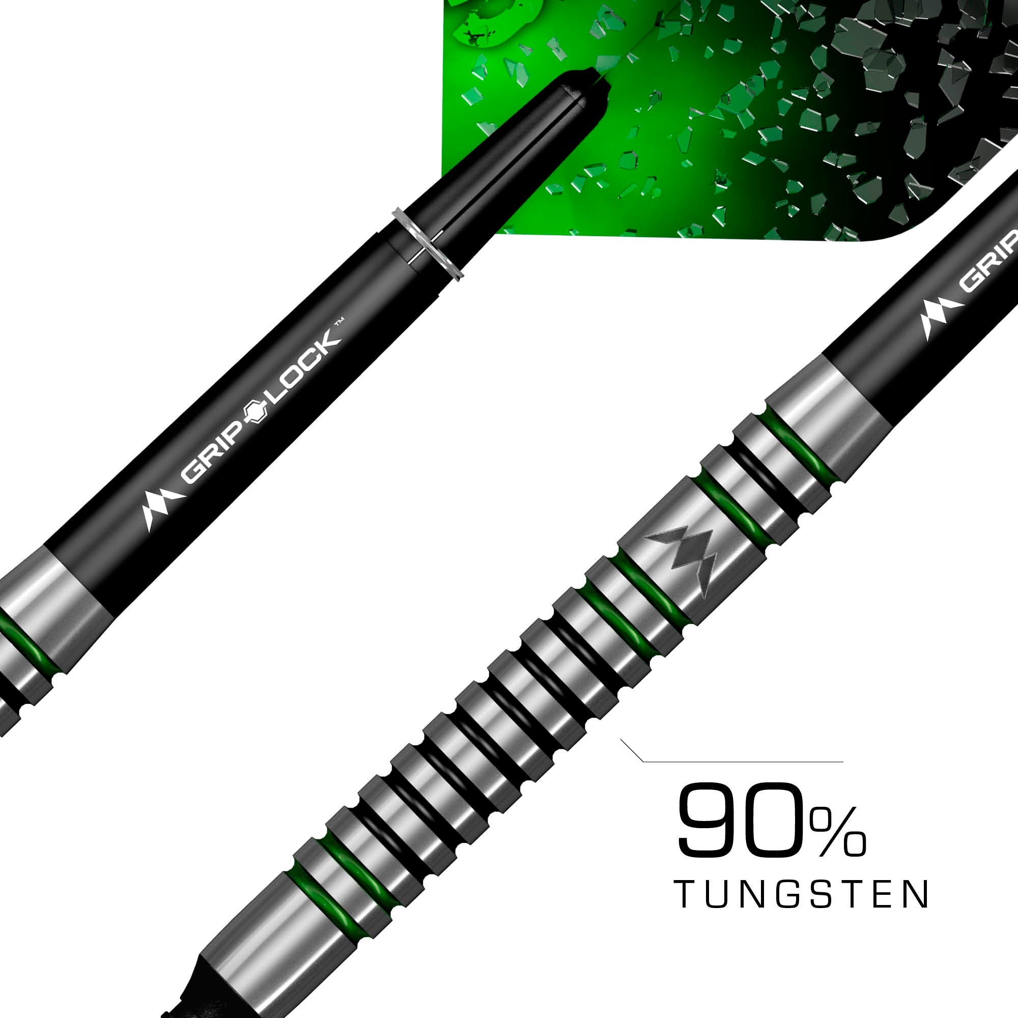 mission-darts-martin-lukeman-fl-chettes-soft-tip-black-green-20-g image 4