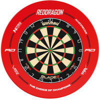 red-dragon-darts-deluxe-surround-set-avec-cible-tapis-et-fl-chettes image 2