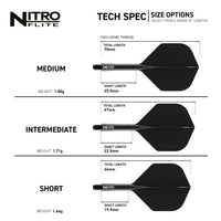 red-dragon-darts-nitro-flite-integrated-vol-et-tige-int-gr-s-noir-et-noir image 2