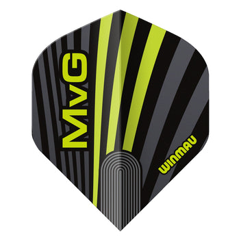 winmau-mvg-ailettes-michael-van-gerwen-noir-gris-vert image 3