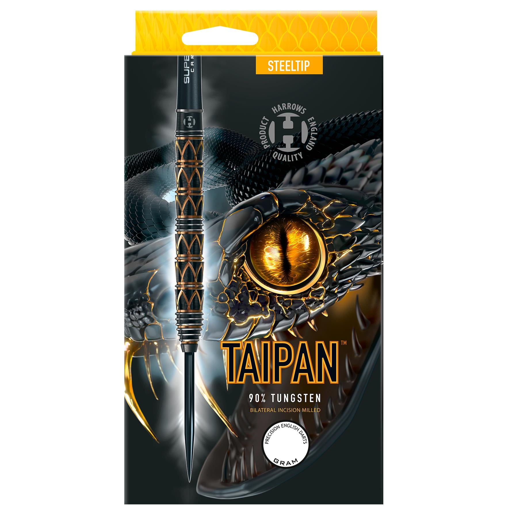 harrows-taipan-90-fl-chettes-pointe-acier-f-t-parall-le-noir-et-or image 5