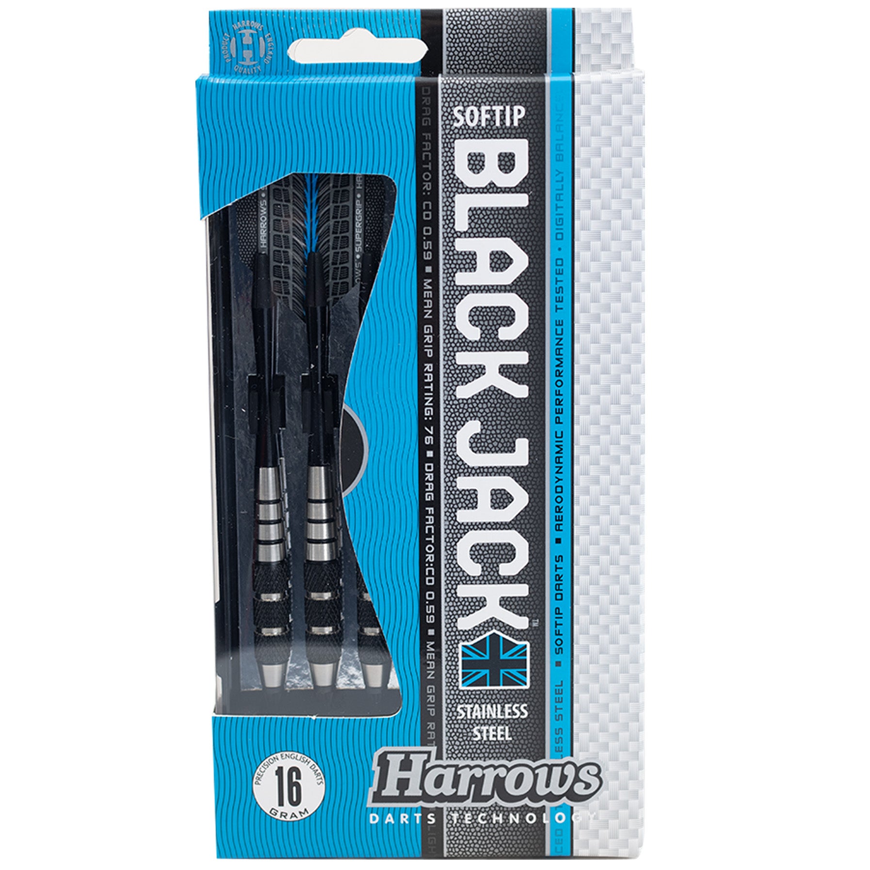 harrows-black-jack-fl-chettes-pointe-souple-soft-tip image 4